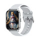 Huawa Smart Watch Damen Bluetooth Telefon Watch 3Fits wasserdichte Sportwache Herzdruck Überwachung von NFC Valentinstag kleiner Silberblock - Bluetooth Call + Zahlung + NFC [Keine Karte erforderlich - Herzfrequenzblutdruck - Übung]