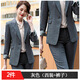 Purple Charming Black Suit Jacket Women's Short Style Small Spring Autumn Winter New Slim Fit Ladies Casual Suit Gray Suit M (Recommended 90-100 Jin Jin equals 0.5 kg)