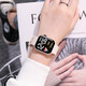 New Watch Love Small Square Watch Men and Women Couple Couple Childre