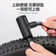 Rock Brothers Cable Lock Bicycle Lock Ring Lock Anti-theft Mountain Road Bike Electric Vehicle Portable Cycling Lock Home Black
