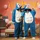 Liu Chaobu children's nightgown winter hooded home clothing club afraid of sand sculptures and flannel autumn killer whale cos clothing funny sleep F45-JS fleece#4839 white and blue shark (thickened and upgraded 80 male L