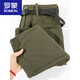 ROMON extra large size 300Jin Jin equals 0.5kg American retro heavyweight pure cotton work casual pants men's spring and autumn loose fashion straight pants 2 Army Green Recommended 190-220Jin Jin equals 0.5kg 4XL