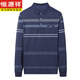 Hengyuanxiang Frühlings- und Herbst-Dünn-T-Shirt Pure Cotton Long Sleeve T-Shirt Herren Spring- und Herbst-Basis-Hemd mittleren Alters und älteren Vaters Revers Real Pocket Top 9902 Grün M 165 [Gewicht 100-125jin [Jin gleich 0,5 kg]]