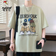 
Woodpecker (TUCANO) cartoon printed solid color teen short-sleeved T-shirt for men trendy handsome 2025 new summer half-sleeved T-shirt 695 meters white XL about 125-145 Jin [Jin equals 0.5 kg] can be worn