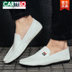Cartelo 2025 Осень Новая Шобуя Beanie Мужская кожаная туфли корейская версия вождение обувь ленивая обувь социальная тенденция повседневная мужская обувь черная 9880 39