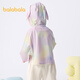 Balabala Summer Baby 2025 New Children's Sun Protection Clothing for Boys and Girls Hooded Loose Cute Breathable Children's Clothing Girls Jacket Red Tone 00366 120