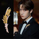 Naiya brooch light luxury class men's fashion golden wheat corsage suit men's suit men's coat pin decoration style two