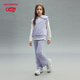 
NEW BALANCE nb children's clothing girls 25 years of spring and autumn new T-shirt vest pants set ND2PF14122 light purple 130