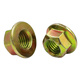 
Kezhitu Level 10 flange surface lock nut GB6187 flange pressure three-point anti-loose self-locking with pad pressing plate nut M16 M61200