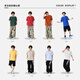 Warrior Pure Cotton 220G Camiseta Summer de manga corta Summer 2025 Avión de papel de algodón de peso pesado