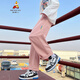 Scarecrow Casual Hosen Herren Frühling und Sommer Vielseitige trendige mehrfarbige Nische losen jungen Studenten Trendy Brand Wide-Big Casual Hosen Khaki 9855 L
