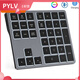 PYLV computer digital keyboard wireless Bluetooth touch digital keyboard metal alloy backlight rechargeable silent keyboard 22-key gray wireless Bluetooth trackpad digital keyboard none