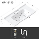 
XMSJ customized bathroom integrated ceramic basin bathroom wash basin single basin bathroom wash basin basin basin basin GP-11150 (white cabinet basin contains faucet