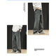 Foss Phil American fashion brand scimitar jeans men's summer thin straight-leg loose high street casual sports wide-leg pants Fashion brand 718-K760 nostalgic blue regular M [Suggested 110-130Jin [Jin equals 0.5 kg]]