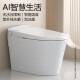 
ZONY smart toilet integrated toilet with water tank automatic flush toilet M829 A [standard] foot flushing order note pit distance/color