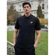 Nike (Nike) Nike Black Polo-Hemd 2025 Frühling neuer kurzärmelige Baumwoll-Strick-Sport-T-Shirt Lose Herren Top Green Fn3895-365 reines Baumwollstrick lose und durchscheinend S empfohlen 100-120jin [Jin gleich 0,5 kg]