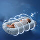 Ai Style Portable Baby Bed-in-Bed Crib Uterus Bionic Bed Newborn Anti-jumping Anti-Stress Sleep Pota Blue-Zhenxiang Double-sided Breathable Fabric + Anti-head Deflection
