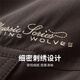 Dances with Wolves Exquisite Lined Baseball Collar Jacket Men's 2025 Autumn New Windproof Casual Commuting Flight Jacket 1002 Coffee 303 L (175)