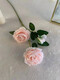 Simulated 3-head peonies wedding flower arrangement rose flower sea wedding arrangement fake flowers Brazilian rose ground line leading silk flowers pink