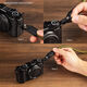Budi is suitable for Fuji retro camera rabbit cage braided rope shoulder strap camera strap wrist strap camera wrist strap black 4881