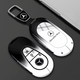 Xushansi 2025 EQE350 key cover 22-25 EQE500 car EQESUV special EQE53 men's case 1 model - gun black - with metal buckle
