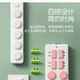 Li Shen socket protective cover safety child protection cover baby anti-electric shock power supply protective cover plug plug socket safety plug pink 12 pcs 2 holes 3 holes 6 pcs each