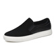 
SNGUNY high-end light luxury brand casual shoes men's breathable spring and autumn new loafers men's canvas shoes men's board shoes men's black 41