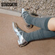 Same as 2025 Alice Mary Jane French single shoes EUE04CQ5 Starlight Silver 37