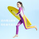 VVir Eer Childs de maillot de bain pour enfants chauds et à l'épreuve du froid Bâtes de maillot de bain des garçons et des filles à la chaleur Suitier de plongée en une seule pièce Manches longues Sun Protection Sun Hiver 693 OUVERTISSE D'OUVERT