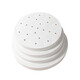 Steamer paper food special steamed buns steamed bun pad paper household non-stick disposable steaming paper silicone paper round with holes 9cm*200 sheets round 3.5 inches
