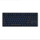 Belly spirit mk870 blackberry side engraving mechanical keyboard Bluetooth wired wireless Bluetooth customized computer game silent office [single mode] Obsidian + pure black side engraving keycap KTT tea shaft [Tianjin Oil]