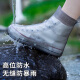 呈爱硅胶雨鞋套加厚耐磨防滑防水鞋套成人防雨男士女士雨靴套骑行鞋套 茶色 L(适合37-39)球鞋选加大一码