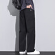 Romon Casual Hosen für die Frühlings- und Herbst -New American -Arbeitshose für Männer für Männer losen gerade Sport und Freizeithosen 9856 Khaki + 9856 Black M.