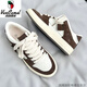Western Region Camel Schuhe Herren lässige Schuhe Fashion und vielseitige Jungen Design Nischen Sportbrettschuhe Internet Promi Herrenschuhe 9909m Weiß Haupt empfohlener Modell-Camel Offizielle Marke 39