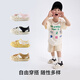 Carter Bunny Kleinkindschuhe Kinder Sandalen Jungen 1-5 Jahre alte Sommer-Kinderschuhe 2025 NEU NEU TROCK SPIELSCHUSSCHUSSCHUSSEN Weiß und Schwarz Panda 24 Innere Länge 14,5 cm Fuß Länge 13,6-14.2