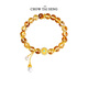 周大生八瑞吉祥黄水晶手串女八宝罗盘手链珍珠挂坠生日礼物送女友