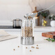 CLITON electric pepper grinder household outdoor adjustment pepper sea salt electric grinder kitchen pepper grinding bottle jar