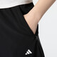 Adidas Suit Women's 25 Summer Nouveau cou rond cou rond T-shirt à manches courtes Pantalons de sport à manches courtes Pantalons droits en deux pièces Set Two-Piece / Tendance simple