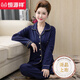 Hengyuanxiang Frühling und Herbst mittleren Alters Big Red Pyjamas mittleren Frauen im mittleren Alter Langarm Native Year Cardigan Hauskleidung 1098 m [Vorgeschlagen 80-100jin [Jin ist 0,5 kg]]]