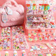 Dafeng Nian Cream Glue Guka Girl Pegatinas hechas a mano Guka Guka Versión de lujo NUEVA Copa de helado Diy Toyadores para niños Nuevas actualizaciones [Ice Cream Model 753 Piece Piece Rack + Box de almacenamiento