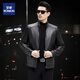 
ROMON genuine leather leather jacket men's jacket men's spring and autumn new clothes business casual sheepskin jacket men's jacket men's clothing brown L 175/92A
