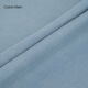 Calvin KleinJeans25春夏新款男士休闲潮流ck字母印花净色纯棉短袖T恤4RB854G CFF-星蓝 L