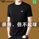 
Emporio Armani authentic Asian men's pure cotton short-sleeved T-shirt 2024 summer thin round neck casual base shirt top 1518 white M 165/suggested 95-115Jin[Jin equals 0.5 kg]