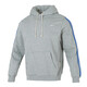 
Nike couples sweatshirt men's and women's autumn and winter running training sportswear hooded plush plush thickened warm pullover HJ3882-063 grey inner lining S