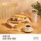 Bicuiyuan Coco de trigo integral Pan de frijol rojo de frijoles de 1200 g sándwich pan de pan tado a mano