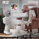 Ubly Wukong Intelligent Roboter Nanny Künstliche intelligente Programmierung Tanztanzen frühes Bildungslern Englisch Sprachgeschichtenmaschine Eltern ältere Menschen begleitende Nanny Mobile Monitoring Roboter Geschenkbox [100 Programmierkurs für Anti-Fall-Paket]
