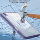 Xijilai es adecuado para la cubierta protectora del iPad Touch Keyboard 2025 nueva succión magnética AIR13 pulgadas dividido con ranura para lápiz M3 Apple A3271 Conjunto de mouse de cobertura completa, pantalla horizontal y vertical giratoria dividida] Purple + Round Purple Keyboard [con un conjunto de regalos de 5 piezas Air 13 pulgadas [Modelo 2025]
