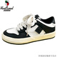Western Region Camel Schuhe Herren lässige Schuhe Fashion und vielseitige Jungen Design Nischen Sportbrettschuhe Internet Promi Herrenschuhe 9909m Weiß Haupt empfohlener Modell-Camel Offizielle Marke 39