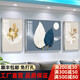 现代简约客厅沙发背景墙装饰画北欧轻奢电视墙上挂画抽象壁画 TXMG12004 中间120*80cm/左右60*80cm适用4