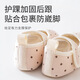 Calcetines de piso baby baby de algodón de algodón calcetines de primavera y otoño zapatos recién nacidos Velcro de cabeza ancha no deslizante para bebés suaves zapatos para niños pequeños y calcetines de polka rosa 1 par 1-2 años (l) tamaño 13